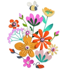Sizzix Thinlits - Fabulous Bold Florals